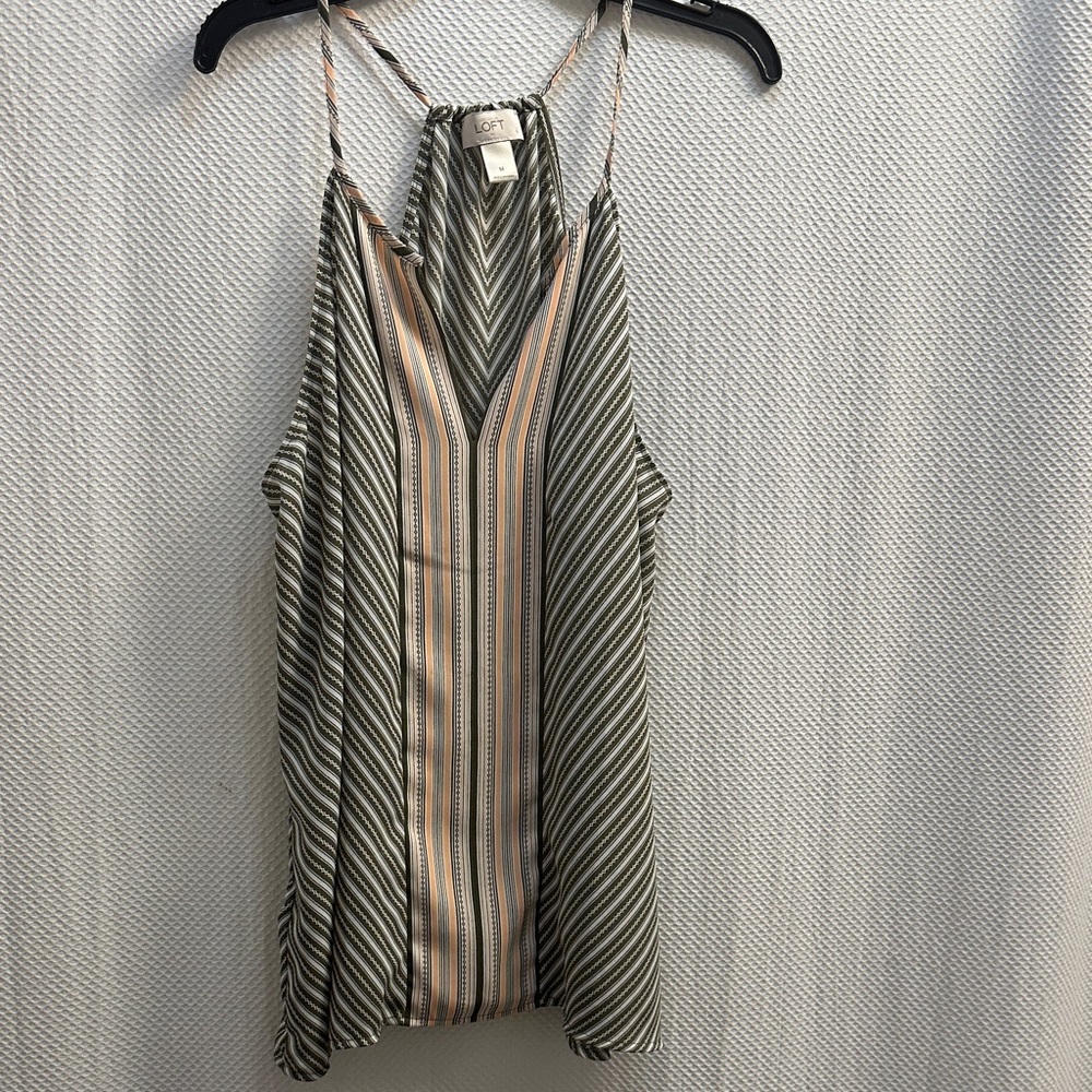 LOFT Multicolor Striped Camisole